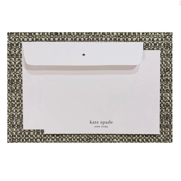 New Kate Spade ♠️ 1 Gift Box/1 Sticker/1 Tissue/1 Ribbon/1 Card & Envelope - Picture 5 of 7